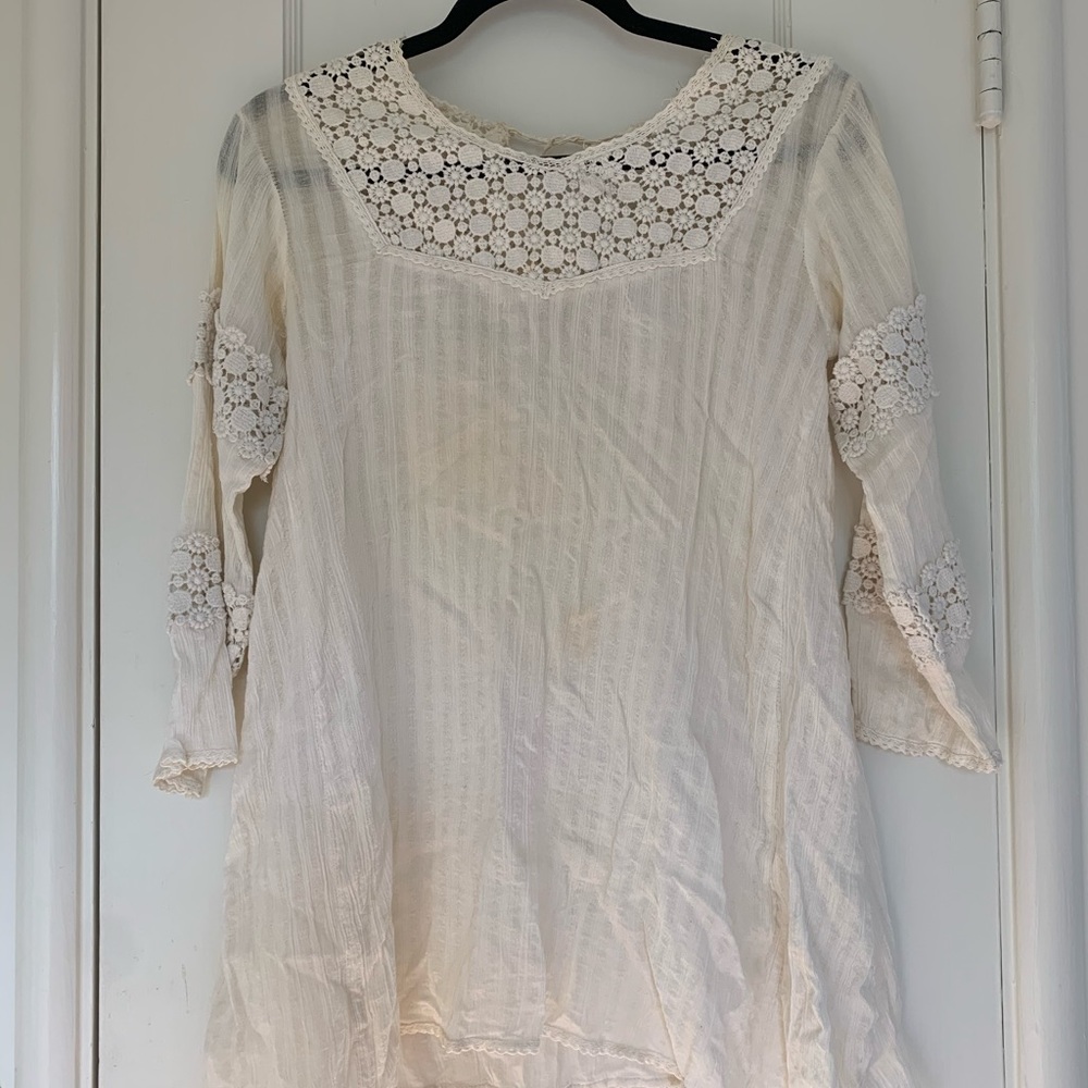 Free People Gauzy Bohemian Tunic